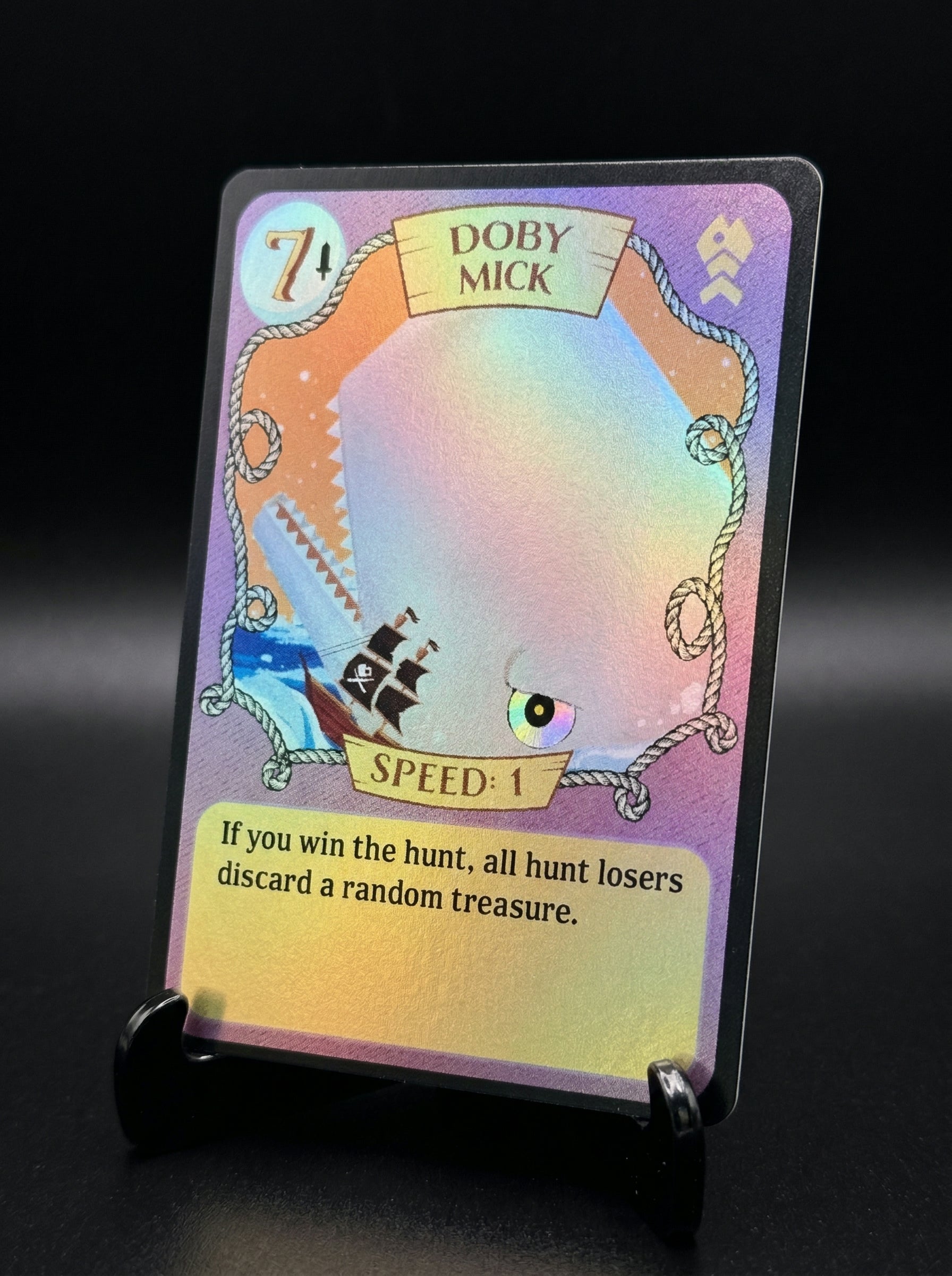 holographic magic cards Legendary Card (Doby) – Shibling Games Halographic Card. Pokémon TCG - Pokémon DO YOU WANT IT EMBOSSED?:NO Terastal Pikachu TCG